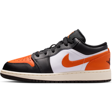 Jordan Boys Sneakers Jordan 1 Low Big Kids Shoes - Black/Starfish/White