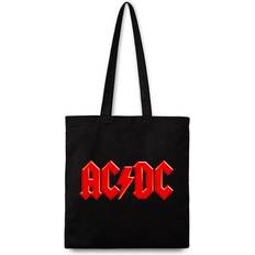 Sacs en tissu AC/DC Logo Tote Bag - Noir/Rouge