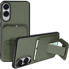 Silikone kortholder Avizar Coque Carbon Samsung S25 Edge Silikone Kortholder