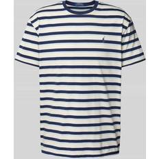 Polo Ralph Lauren Classic Fit Striped Jersey T-Shirt - Vit