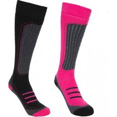 Trespass Women Socks Trespass Janus II Ski Socks - Cassis/Black