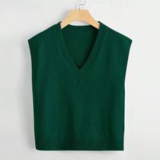Shein Flirla V Neck Sweater Vest