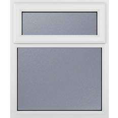 Side-Hung Windows Crystal Crystal uPVC Double Glazed 905x1040mm Side-Hung Window