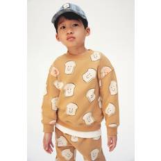 Brown Sweatshirts Children's Clothing H&M Boys Toast Printed Sweatshirt - Brown/Toast