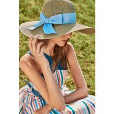 Women Hats on sale Coast Summer Straw Hat with Bow Detail - Khaki