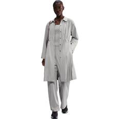 Nike Dame Frakker Nike Dri-FIT Oversized Trench Coat Medium Lt Orewood - Brown