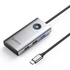 USB-C Hub 1x USB-A 3.0 2x USB-A 2.0 1x HDMI Grå