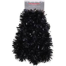 Black Decorations Christmas Concepts 3m 9.8ft Chunky Fine Tinsel T19 Decoration