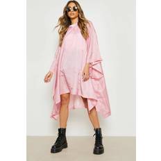 Pink - Women Capes & Ponchos boohoo Womens Hooded Festival Poncho - Pink