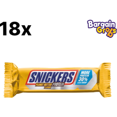 Snickers Bars Snickers 18 Protein Peanut Butter Chocolate Bars 47g