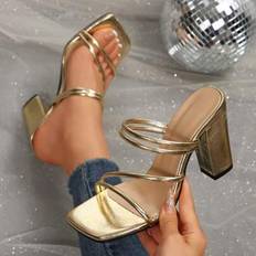Shein Versatile Luxury Women High Heel Sandals - Spring/Summer/Autumn