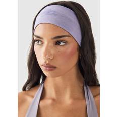 Headgear boohoo Studio Script Cotton Headband - Purple
