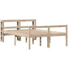 120cm Frame Beds vidaXL Senior with Headboard 120x190 cm Small Double Frame Bed