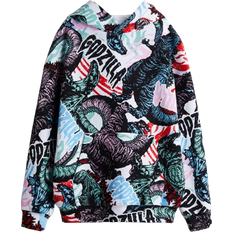 H&M Hoodie Mit Motiv - Black/Godzilla (1192954062)