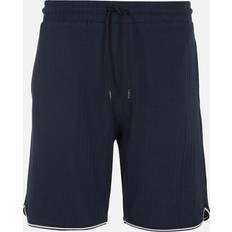 Emporio Armani Shorts Emporio Armani Lounge Waffle Bermuda Shorts - Black