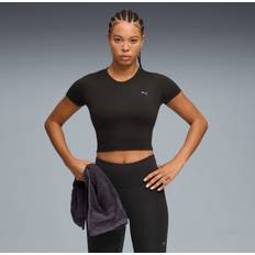 Puma Fitness & Gymträning T-shirts Puma Cloudspun Short Sleeve Twist T-Shirt - Black