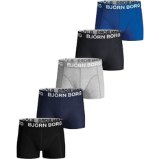 Björn Borg Barnkläder Björn Borg Core Boxer 5p Multipack - Blue/Grey