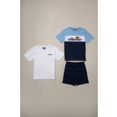 3-Piece T-Shirt and Short Outfit Set - Navy