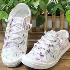 Multicoloured - Women Loafers Shein Casual Lightweight Round Toe Soft Bottom Loafers - Spring/Summer
