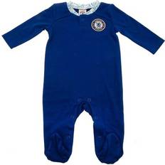 Long Sleeves Pyjamases Children's Clothing Chelsea FC Schlafanzugfür Baby Langärmlig - Königsblau/Weiß