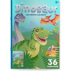 1Conzept Min første malebog Dinosaurer