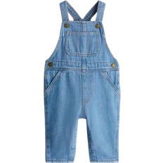 9-12M Trousers Children's Clothing H&M Baby Denim Dungarees - Blue
