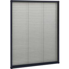 Windows vidaXL Pleated Insect Screen for Window Aluminum Anthracite