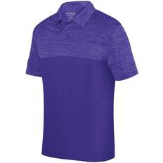 Purple Polo Shirts Augusta Sportswear Shadow Tonal Heather Polo T-Shirt - Purple