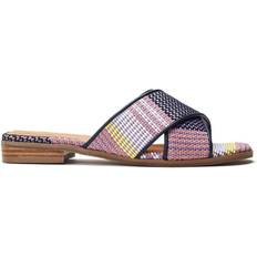 Naela Slider Sandals - Navy