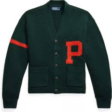 Ralph Lauren Wool Varsity Cardigan Navy Combo