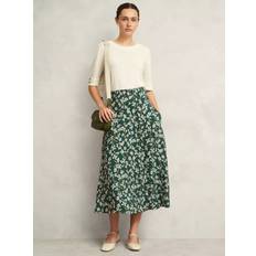 Hobbs Skirts Hobbs Kiara Floral A-Line Midi Skirt