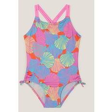 Monsoon Jelly Haze Shell Print Ruched Swimsuit - Multi