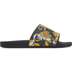 【送関込】VERSACE ブラック＆ゴールド ロゴ プールスライド Versace Black & Gold Slides | Luxury Review - YouTube