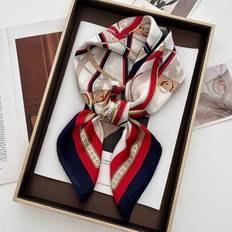 Stripes - Women Scarfs Shein Luxury Chain Print Bandana Scarf - Spring