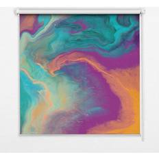 Multicoloured Roller Blinds Coloray Thermal Roller Blinds Blackout Fabric