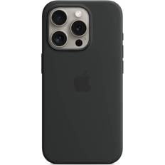 Apple Silicone Case with MagSafe for iPhone 15 Pro Black