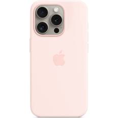 Apple Silicone Case with MagSafe for iPhone 15 Pro Light Pink