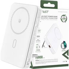 Trådlös Powerbank 10000mAh 20W Vit