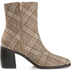 Journee Collection Sloann - Plaid/Brown