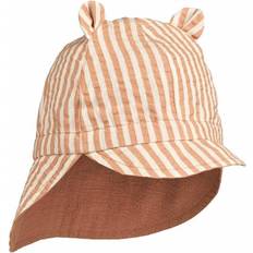 Liewood Gorm Reversible Seersucker Sun Hat - Striped Tuscany Rose/Sandy (LW14484-2086)