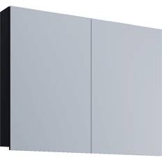 VCM VCB1 Spiegelkast 80 cm Zwart