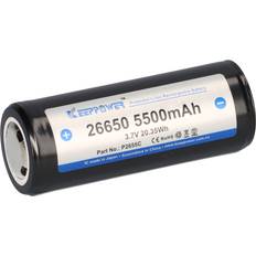 26650 3.6 Volt Litiumjonbatteri 5500 mAh