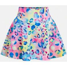 Multicoloured Skirts Children's Clothing Shein Young Girls High-Waisted Yoga Mini Skirt - Ultra-Soft