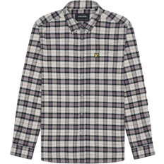 Lyle & Scott Check Flannel Long Sleeve Shirt - Dark Navy