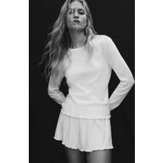 H&M Dam Sovplagg H&M Pyjamas i Pointelle - Vit