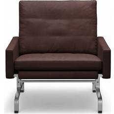 Fritz Hansen Fåtöljer Fritz Hansen PK31 Läder Embrace Chocolate Fåtöljer Fåtölj