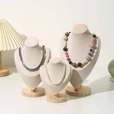 Jewellery Stands Shein Wooden Figure Model Jewelry Display Stand