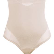 Miraclesuit Sexy Sheer Shaping High Waist Thong - Warm Beige/Nude