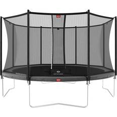 BERG Favorit Regular 380cm + Safety Net Comfort Anthracite Gray