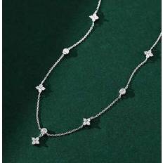 Copper Necklaces Shein Lucky Four-Leaf Clover Necklace Fashion Luxury Elegant - Romantic